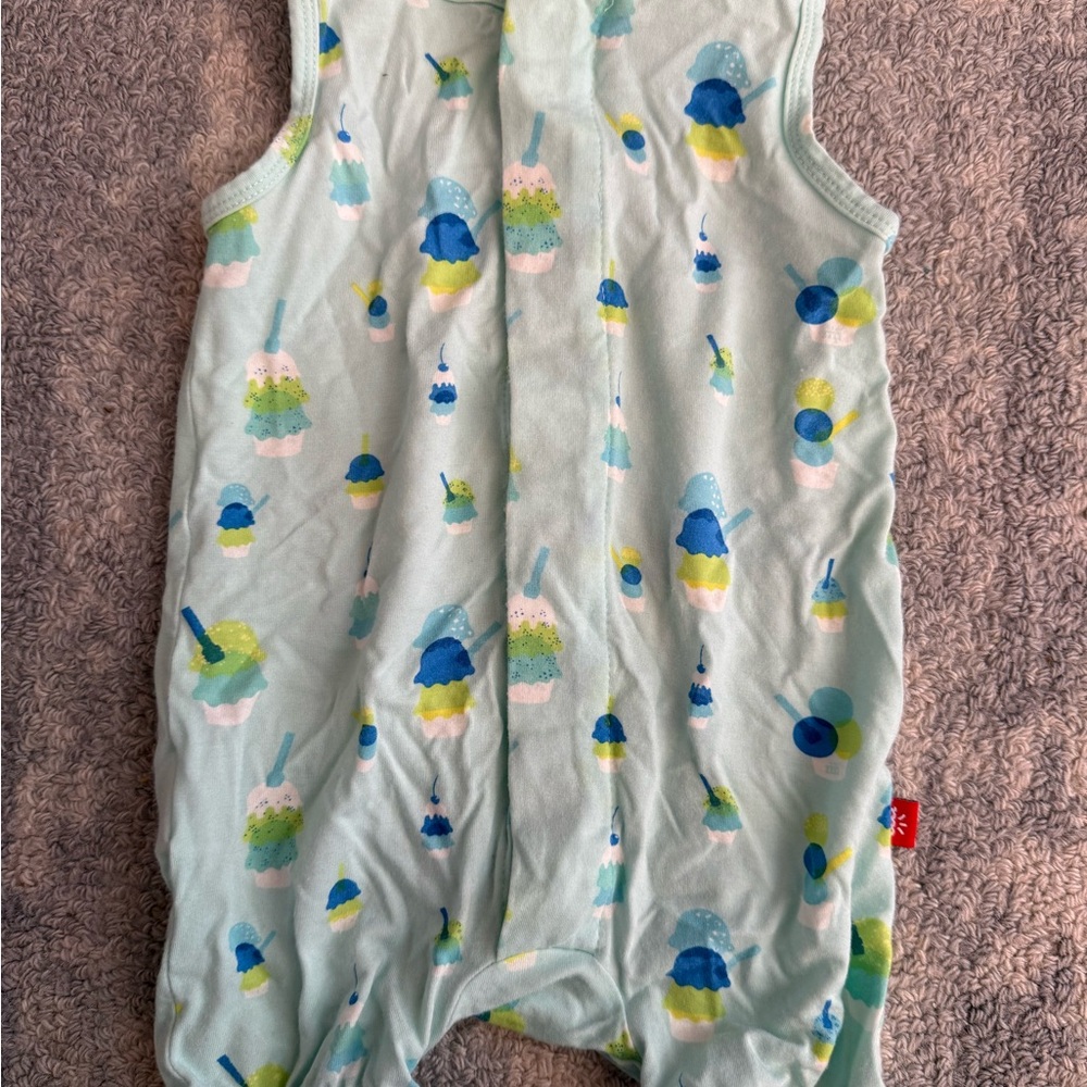 Magnetic Me romper 0-3 months Sunday Funday tank romper